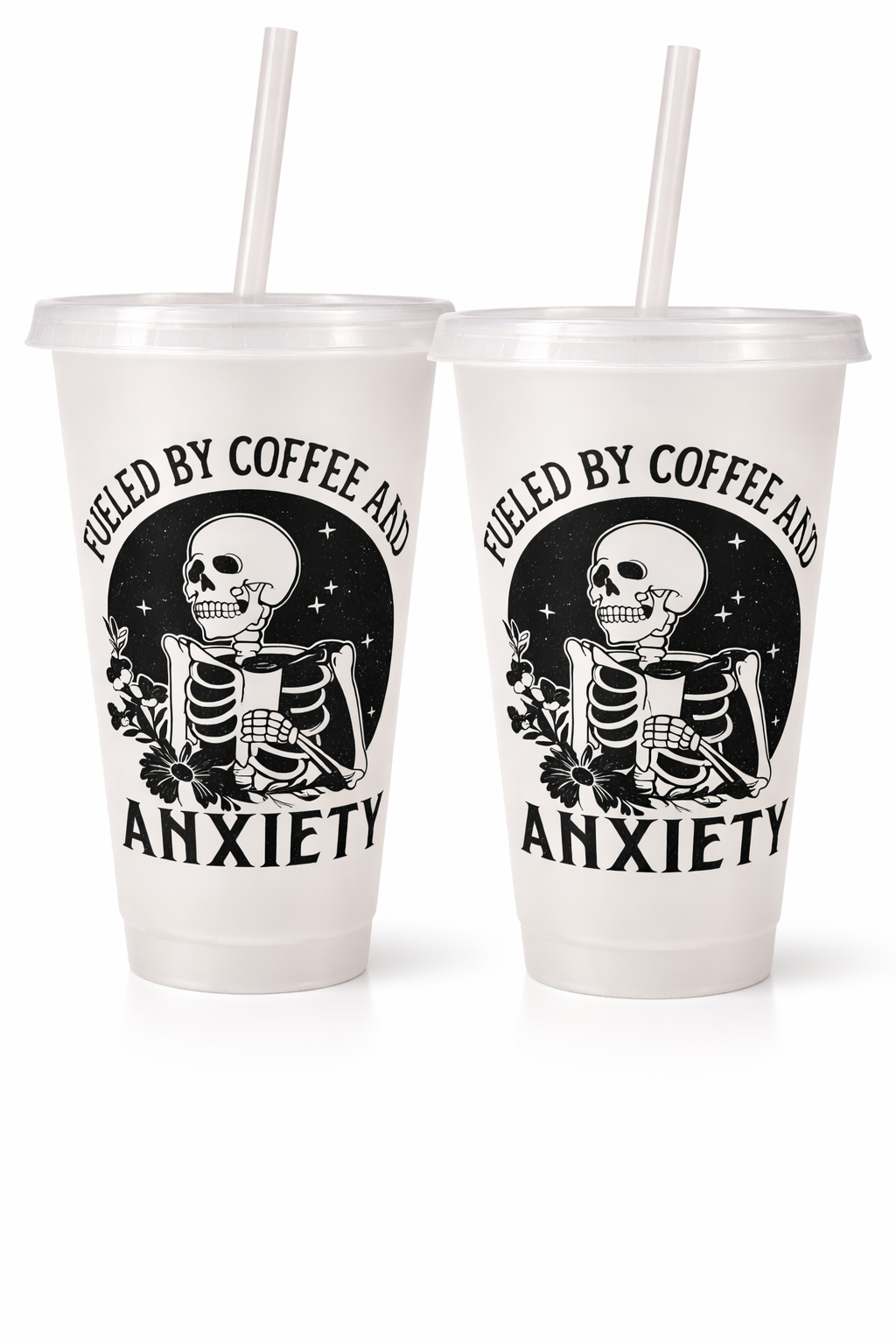 Fueled by Coffee & Anxiety Cup